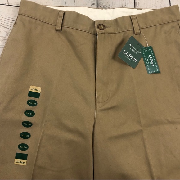 L. L. Bean W31 x L32 Brown Natural Fit Chino Pants - Picture 3 of 8